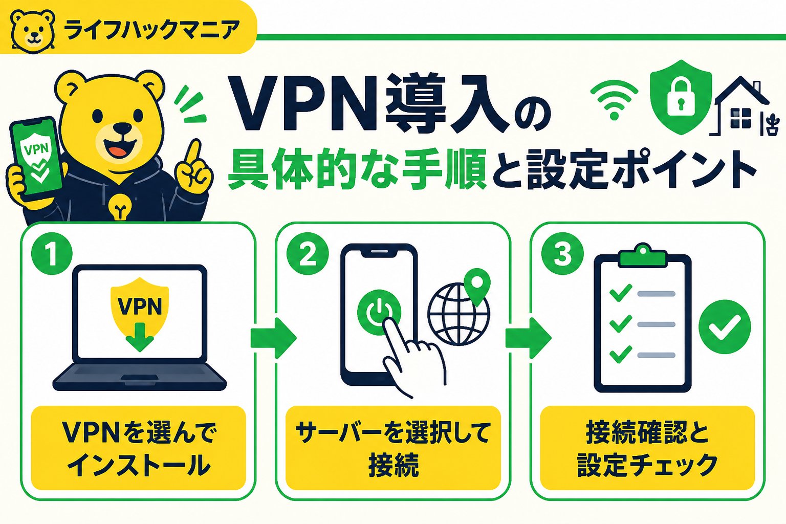 VPN・セキュリティ VPN導入の具体的な手順と設定ポイント