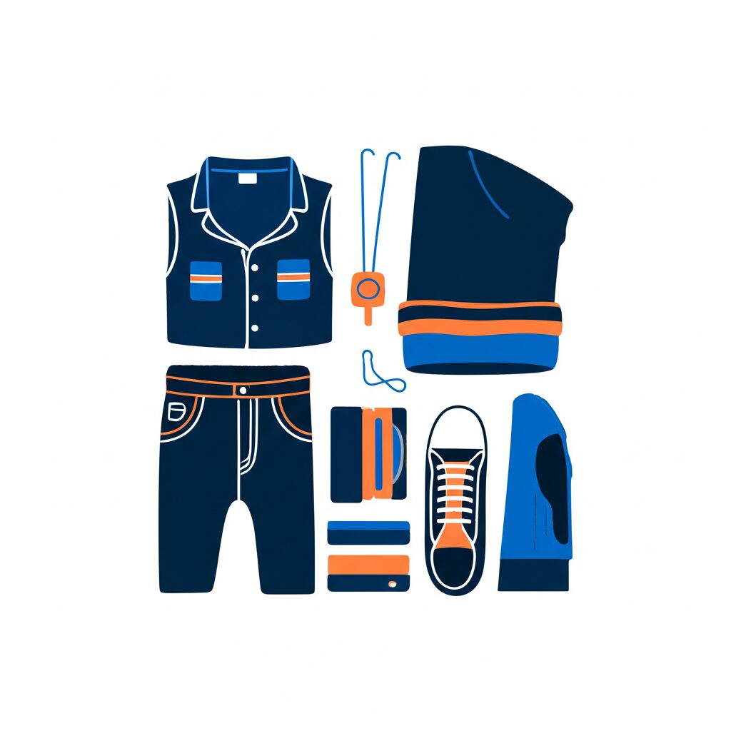 前日の服の準備