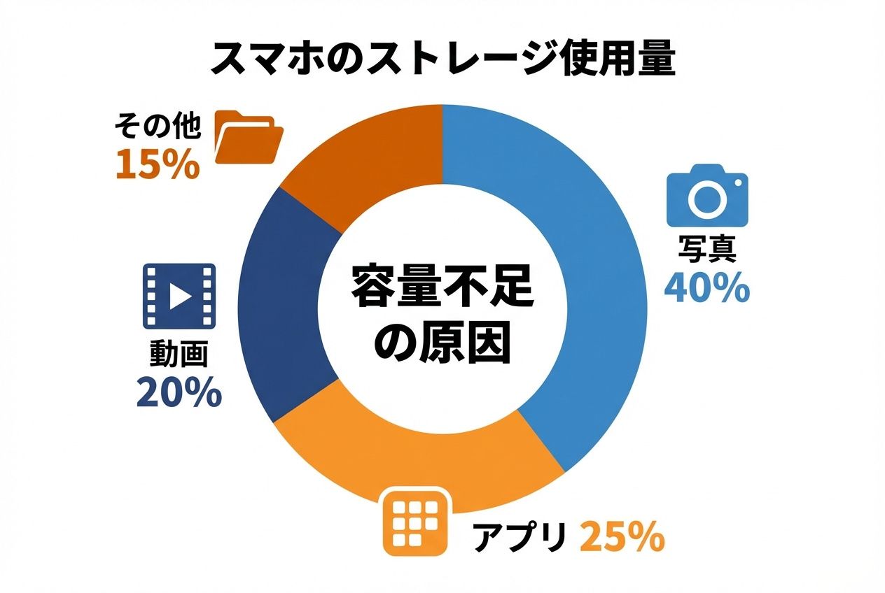 容量不足の原因