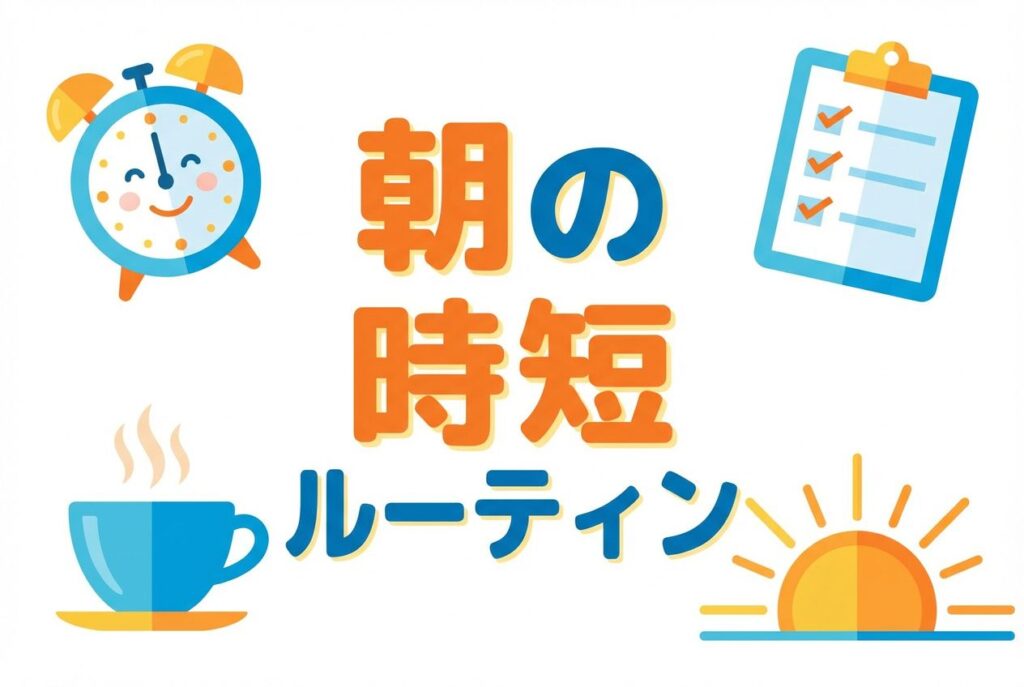 朝の時短ルーティン