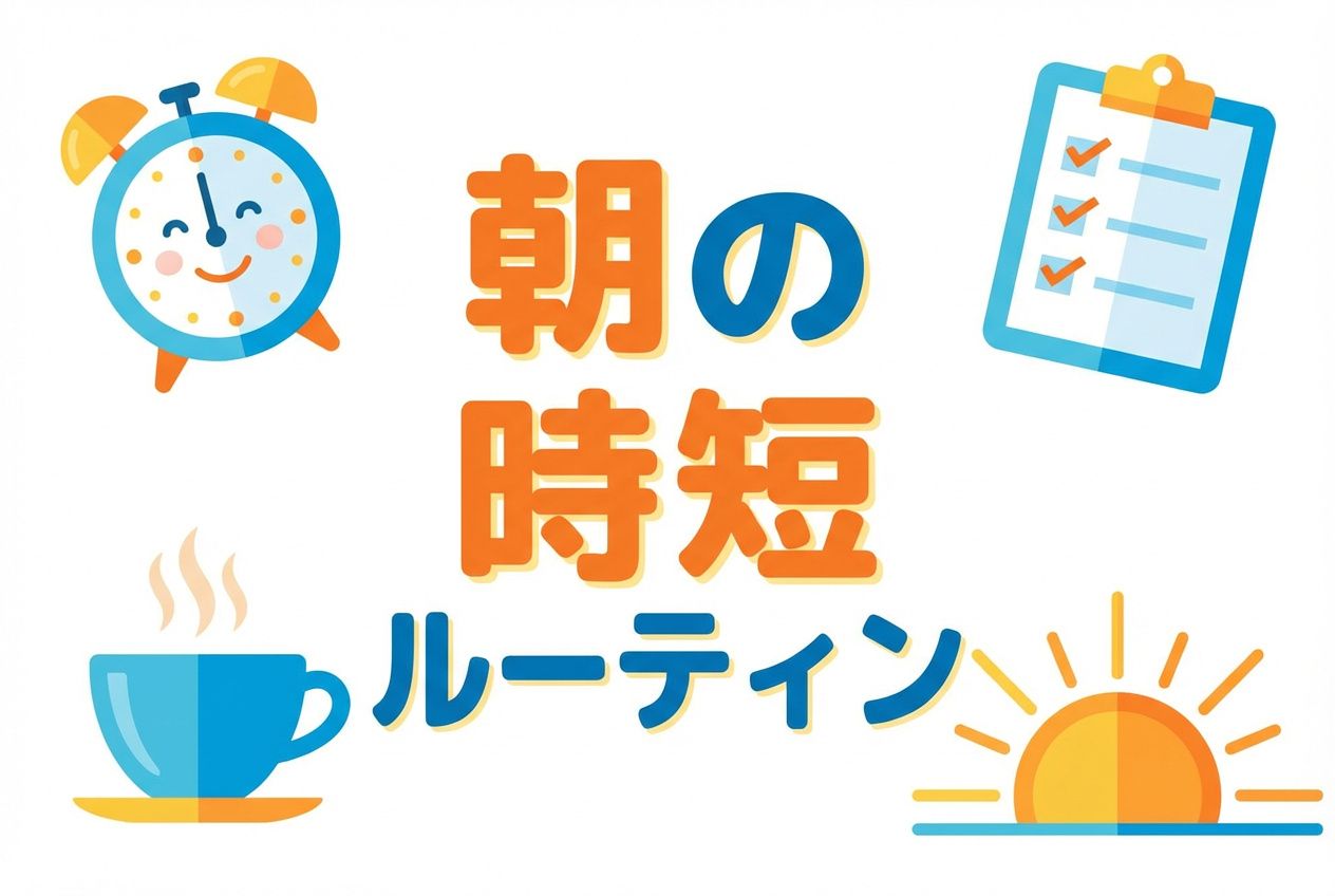 朝の時短ルーティン