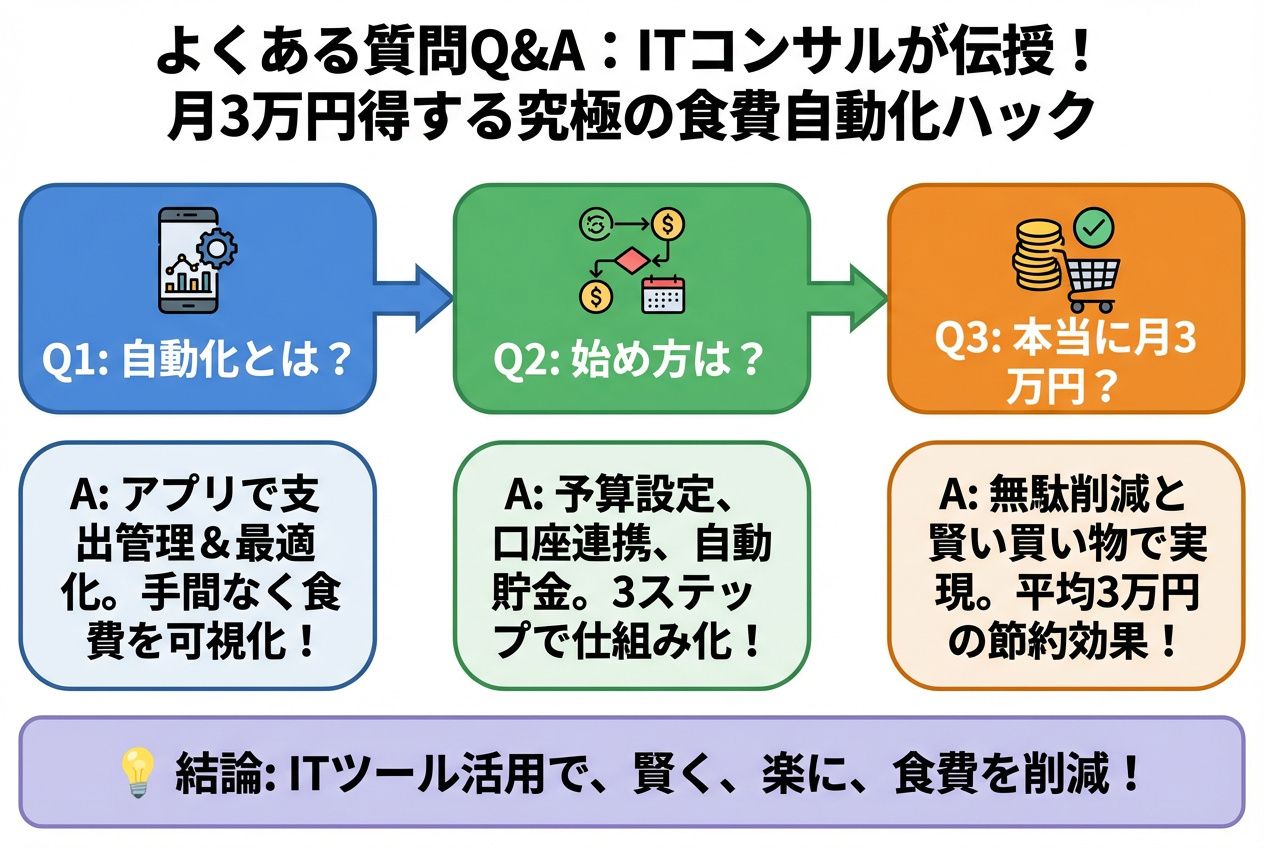 食費節約・自炊 よくある質問Q&A