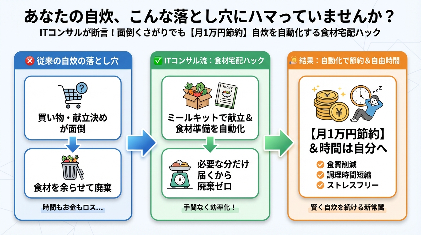食費節約・自炊 あなたの自炊、こんな落とし穴にハマっていませんか？