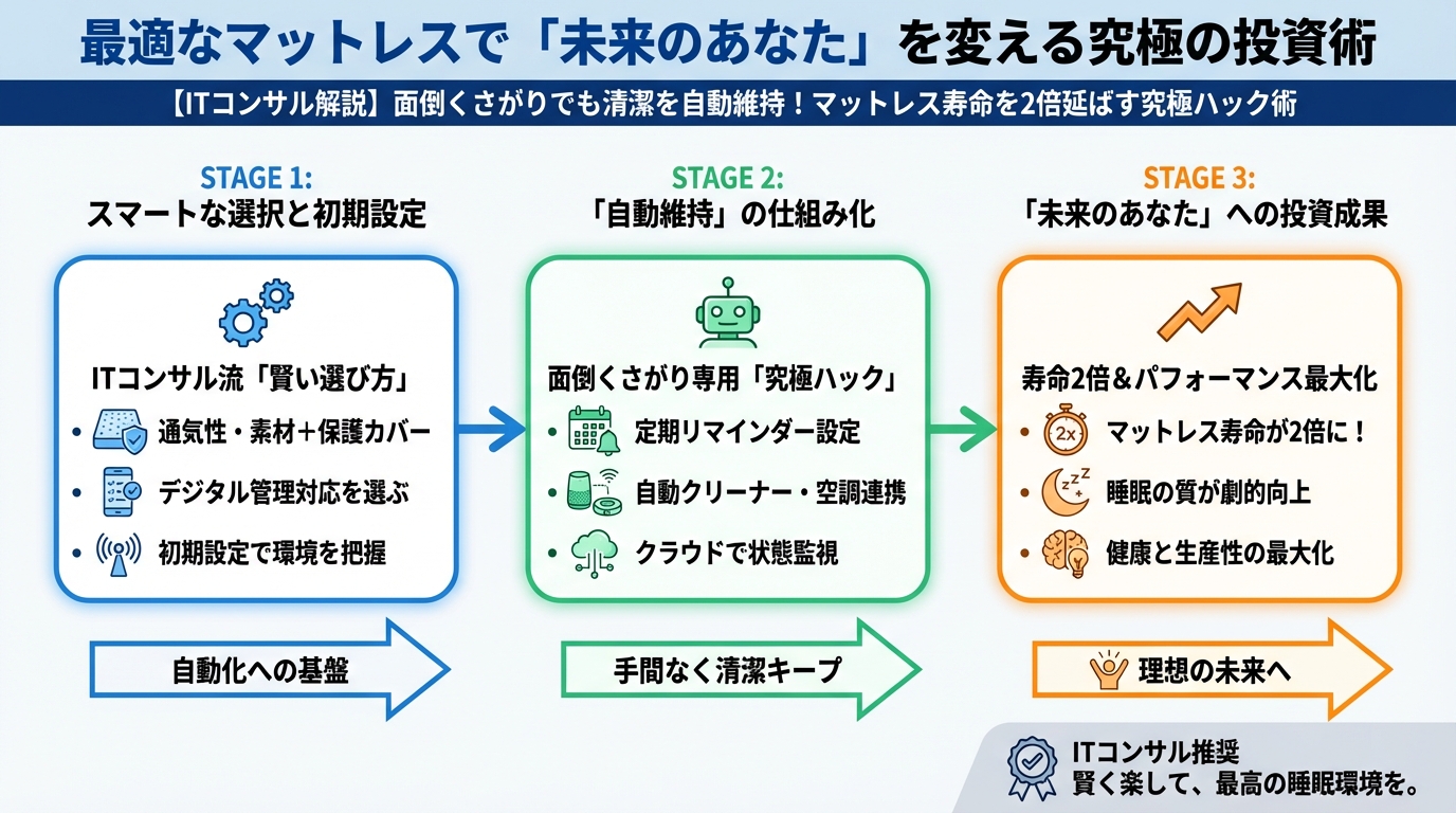 マットレス・睡眠 最適なマットレスで「未来のあなた」を変える究極の投資術