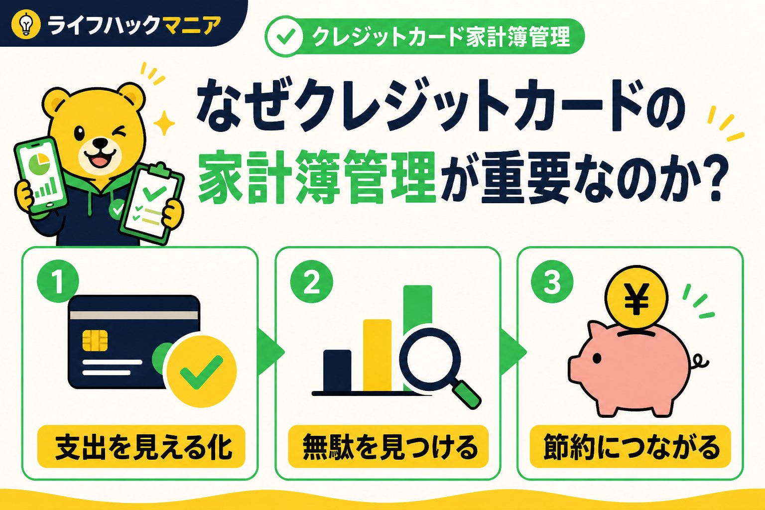 クレジットカード・節約 なぜクレジットカードの家計簿管理が重要なのか?