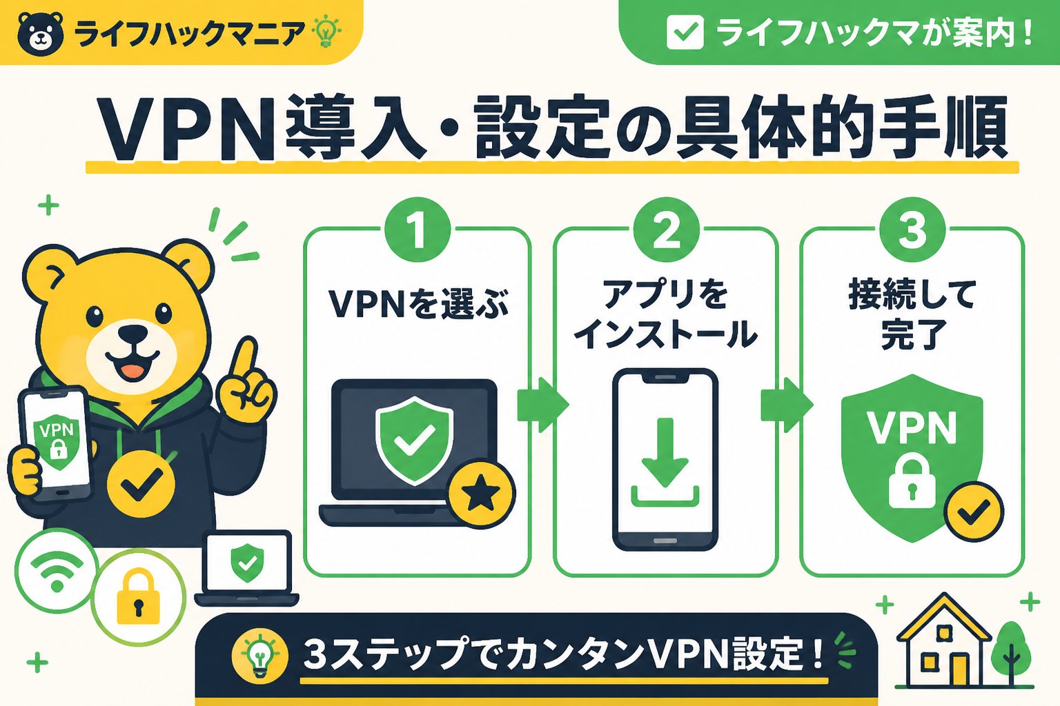 VPN・セキュリティ VPN導入・設定の具体的手順