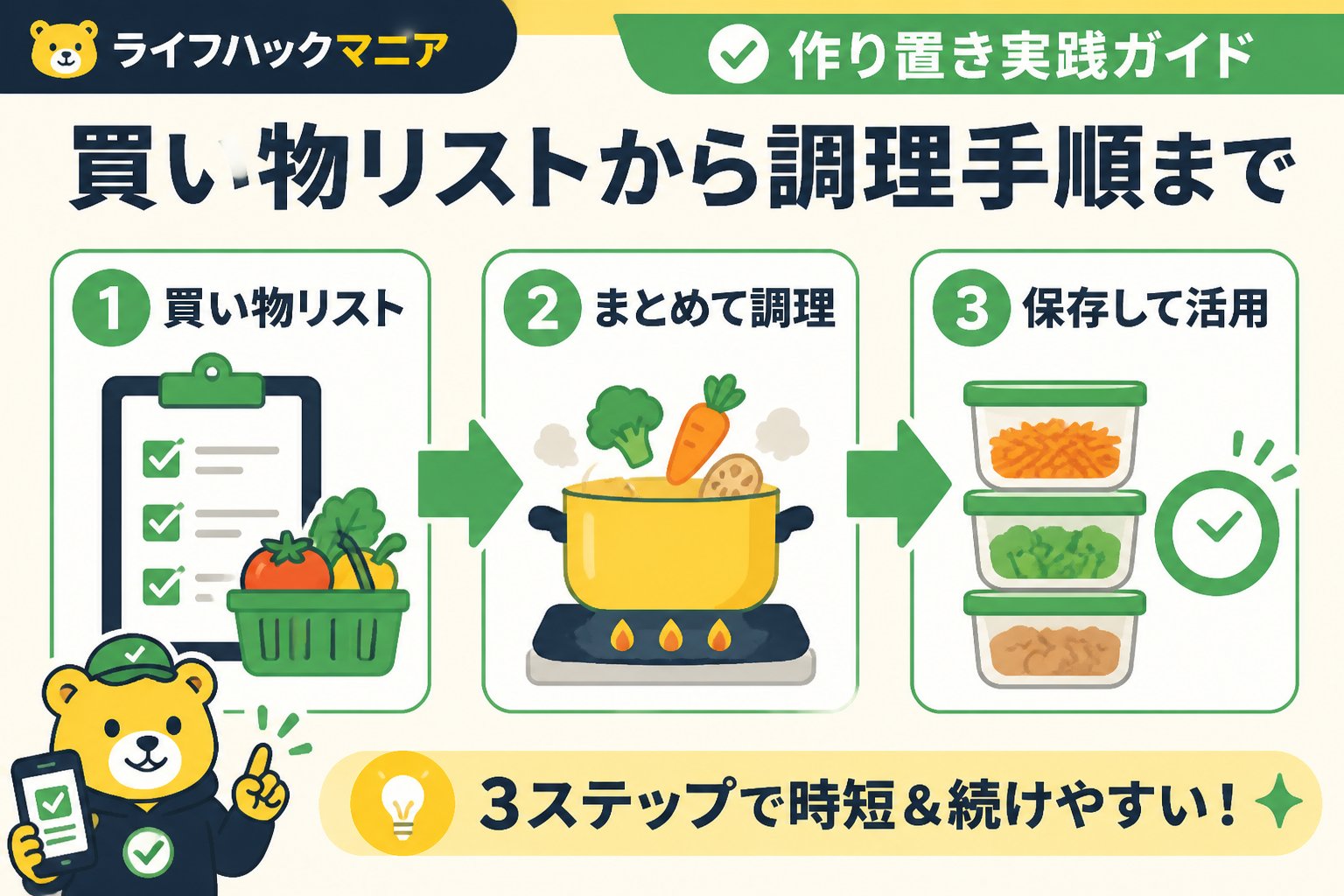 食費節約・自炊 作り置き実践ガイド:買い物リストから調理手順まで