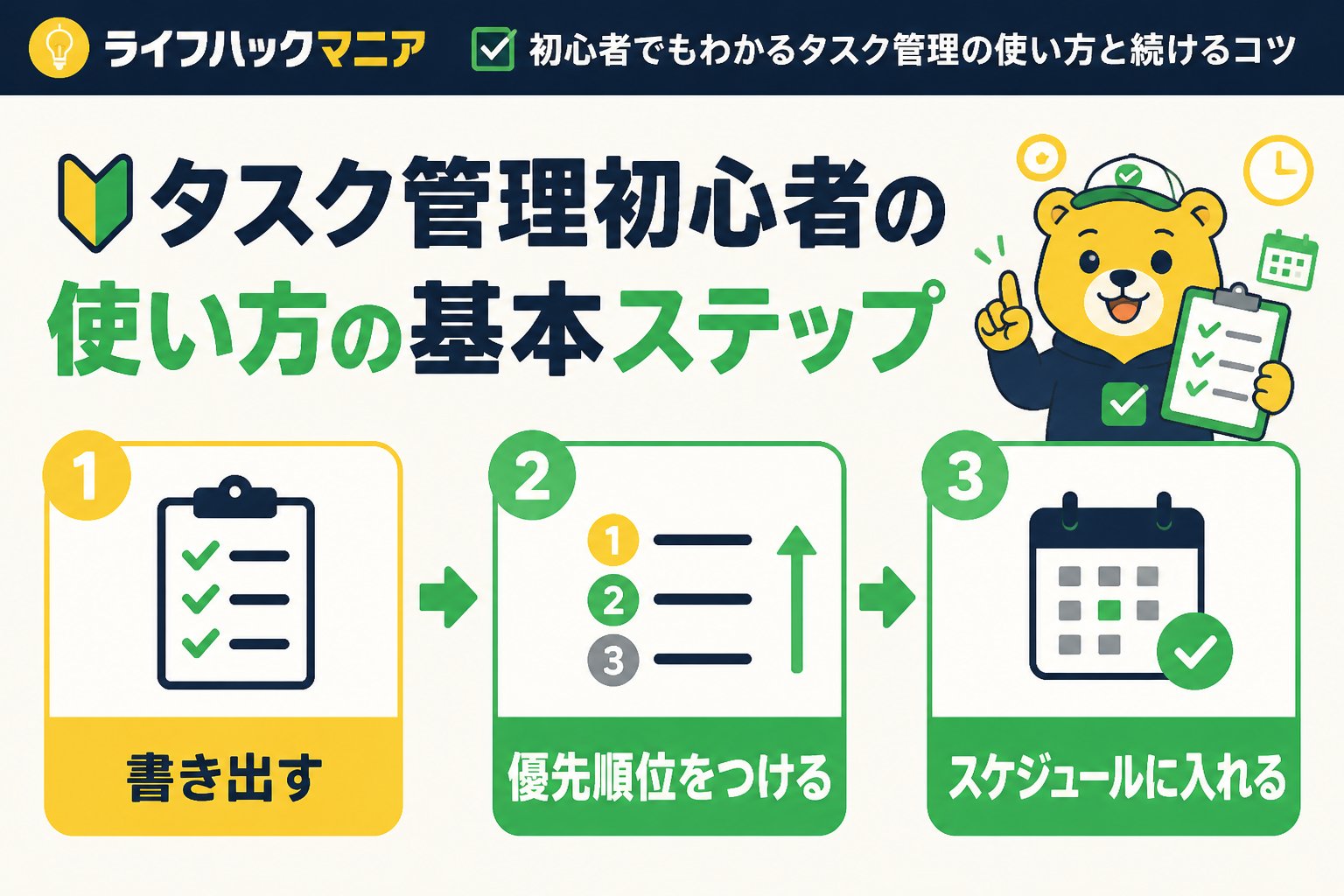 スマホ・PC術 タスク管理初心者使い方の基本ステップ