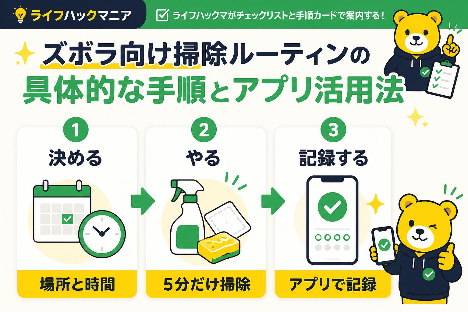 スマホ・PC術 ズボラ向け掃除ルーティンの具体的な手順とアプリ活用法