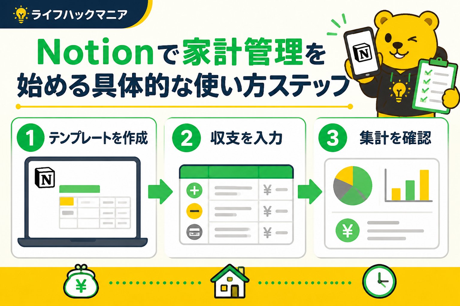 スマホ・PC術 Notionで家計管理を始める具体的な使い方ステップ