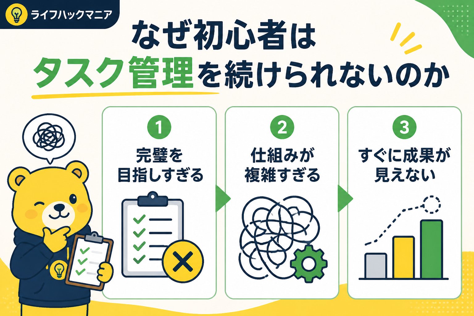 スマホ・PC術 なぜ初心者はタスク管理を続けられないのか