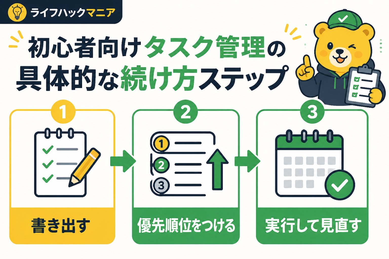 スマホ・PC術 初心者向けタスク管理の具体的な続け方ステップ