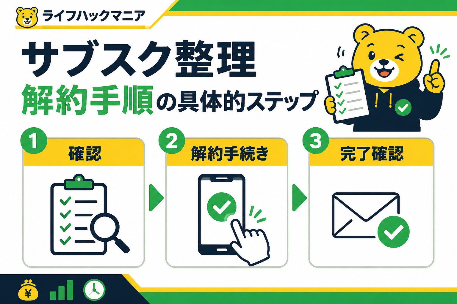 節約・お金 サブスク整理一人暮らし解約手順の具体的ステップ