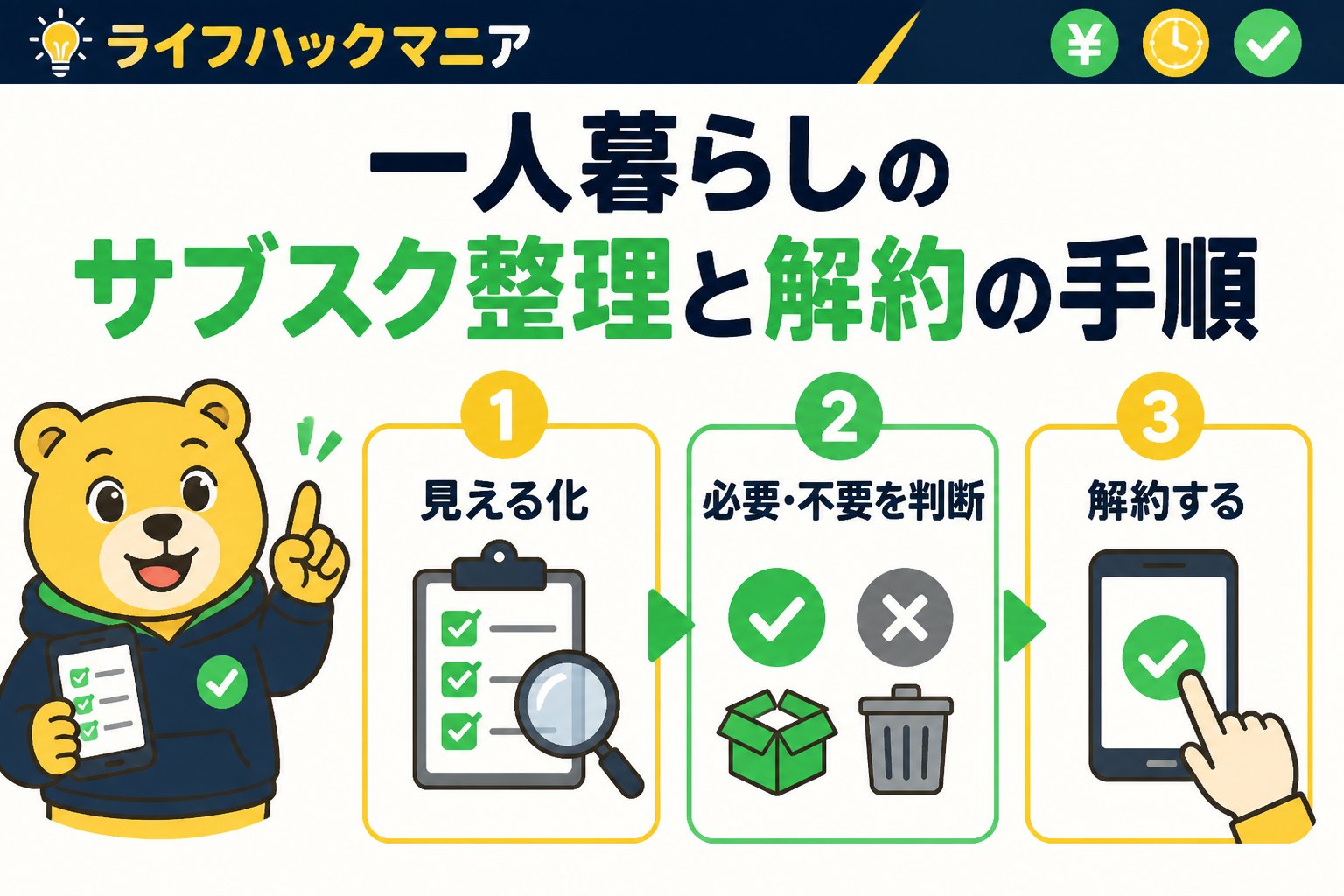 節約・お金 一人暮らしのサブスク整理と解約の具体的な手順