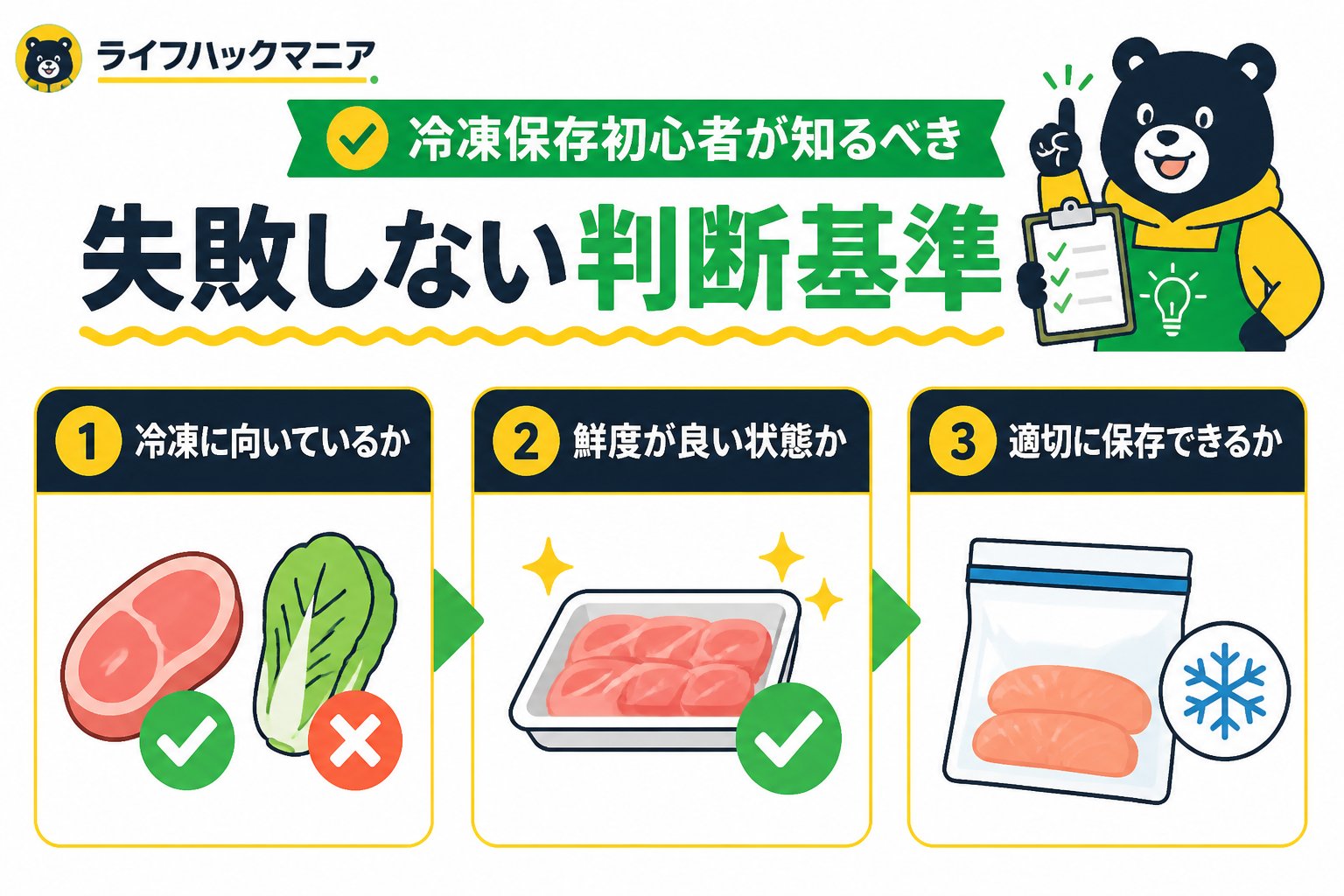 食費節約・自炊 冷凍保存初心者が知るべき失敗しない判断基準