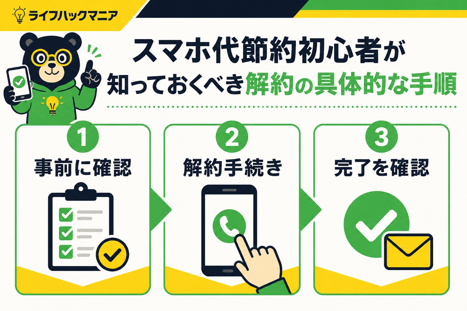 節約・お金 スマホ代節約初心者が知っておくべき解約の具体的な手順