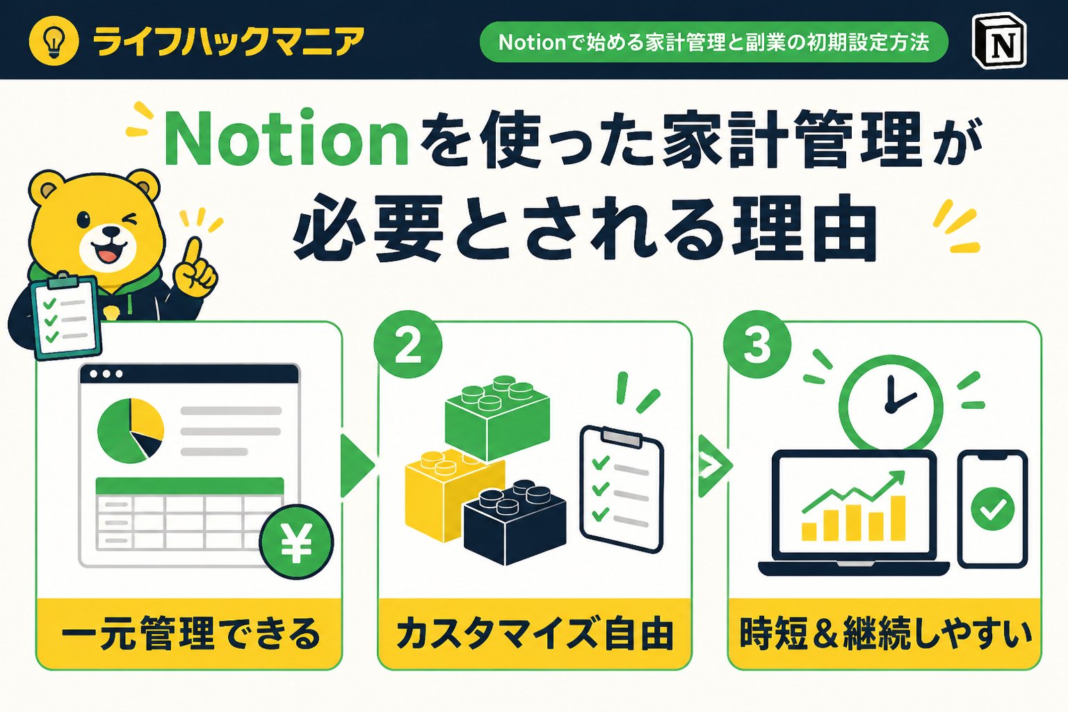 スマホ・PC術 Notionを使った家計管理が必要とされる理由